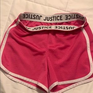 Justice Mesh Active Shorts